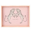 Yvonne Ellen Rectangular Zebra Serving Tray, 30cm
