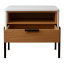 Native Decor Agatha Oak Bedside Table