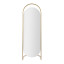 Native Decor Slant Pill Floor Mirror