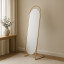 Native Decor Slant Pill Floor Mirror