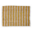 Humble & Mash Striped Mustard Ramie Placemats, Set of 4