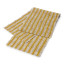 Humble & Mash Striped Mustard Ramie Runner, 220cm