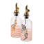 Yvonne Ellen Glass Oil and Vinegar Pourers, Set of 2