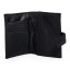 Thandana Leather Mini Travel Wallet - Black Leather