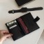 Thandana Leather Mini Travel Wallet - Black Leather