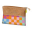 Thandana Laminated Fabric Pouch - Checker Preppy