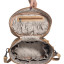 Thandana Bougie Laminated Fabric Vanity Bag - Cheetah Coffee