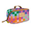 Thandana Laminated Fabric Side Mouth Vanity Bag - Checker Preppy