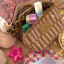 Thandana Laminated Fabric Side Mouth Vanity Bag - Indie Sunset