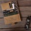 Thandana Laminated Fabric Mini Travel Wallet - Cheetah Coffee