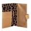 Thandana Laminated Fabric Mini Travel Wallet - Cheetah Coffee