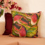 Humble & Mash Fun Toucan In Flight Linen Flax Printed Scatter Cushion with Feather Blend Inner, 60cm x 60cm
