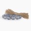 Thread Office Glass and Jute Decor beads Objet