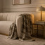 Haven & Hue Linear Knitted Throw, 130cm x 170cm