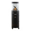 Alva Short Stand Ceramic Log Heater with Lava Rocks