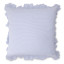 Humble & Mash Pinstripe Riviera Blue Seersucker Bedroom Cushion, 60cm x 60cm