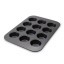 Sagenwolf Titanium Series Non-Stick 12 Cup Muffin Pan side view