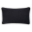 Humble & Mash Grounded Black Scatter Cushion With Feather Blend Inner, 40cm x 70cm