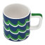 La Cafetiere Cyan Tides Ceramic Espresso Cup, 120ml - Blue