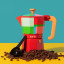 La Cafetiere Utopian Lines Venice 6-Cup Espresso Maker, 290ml
