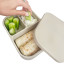 MicroGarden 3-Portion Silicone Bento Lunchbox - Mushroom