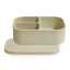MicroGarden 3-Portion Silicone Bento Lunchbox - Mushroom