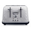 DeLonghi Brilliante 4-Slice Toaster, 1800W - White 