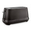 DeLonghi Diadema Long Slot 2-Slice Toaster, 1500W - Black Metal