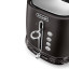 DeLonghi Diadema Long Slot 2-Slice Toaster, 1500W - Black Metal