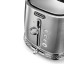 DeLonghi Diadema Long Slot 2-Slice Toaster, 1500W - Metallic