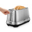 DeLonghi Diadema Long Slot 2-Slice Toaster, 1500W - Metallic
