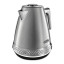 DeLonghi Diadema Cordless Electric Kettle, 1.7L - Metallic