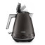 DeLonghi Diadema Cordless Electric Kettle, 1.7L - Black Metal