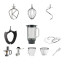 Kenwood Titanium Chef Baker Stand Mixer Super Pack, KVL85.594SI