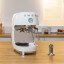 Smeg Manual Espresso Coffee Machine with Cold Brew - White