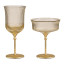 Fieldbar Sun Coupe Glasses, Set of 4 - Safari White 