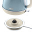 Ariete Vintage Cordless Electric Kettle, 1.7L - Blue