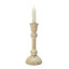 Humble & Mash White Wash Wooden Dinner Candle Holder