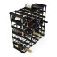 Swedish Wine Rack Dark Pine Wine Rack - 42-Bottle