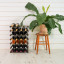 Swedish Wine Rack Dark Pine Wine Rack - 30-Bottle