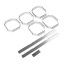 Swedish Wine Rack Wine Rack Joining Clips, Pack of 5