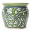 Thread Office Earthy Greens Ceramic Planter, 15cm