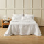 Linen House Marceau White Coverlet Set - 270cm x 260cm