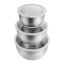 MicroGarden Stainless Steel Mixing Bowls, Set of 3
