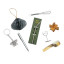 Holly & Ivy Luxury Nutcracker with Tip-Ons, Pack of 6