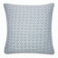 Thread Office Blue Gridlock Scatter Cushion with Feather Blend Inner, 50cm x 50cm back view
