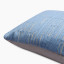 Thread Office Abstract Sea Blue Embroidery Scratch Scatter Cushion with Feather Blend Inner, 40cm x 70cm close up