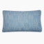 Thread Office Abstract Sea Blue Embroidery Scratch Scatter Cushion with Feather Blend Inner, 40cm x 70cm