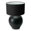 Humble & Mash Black Beacon Ceramic Table Lamp - Black