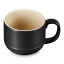 Le Creuset Stoneware San Fran Mug, 250ml - Matte Black
